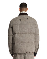 Brown Houndstooth Wool Elgon Ski Jacket | PDP | Antonia