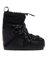 Moon Boot x Moncler Grenoble Stivali Da Neve Icon Low Neri | PDP | Antonia