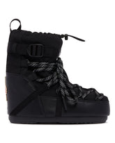 Moon Boot x Moncler Grenoble Stivali Da Neve Icon Low Neri | PDP | Antonia