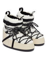 Moon Boot x Moncler Grenoble White Icon Low Snow Boots | PDP | Antonia