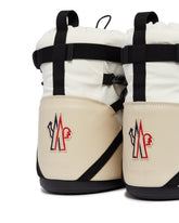 Moon Boot x Moncler Grenoble White Icon Low Snow Boots | PDP | Antonia