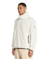 White Teddy Turtleneck Sweatshirt | PDP | Antonia