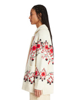 Ivory Embroidered Wool Cardigan | PDP | Antonia