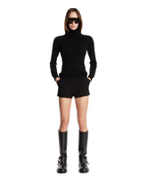 Black Turtleneck Wool Sweater | PDP | Antonia