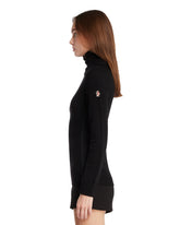 Black Turtleneck Wool Sweater | PDP | Antonia