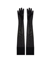 Black Re/edit Stretch Gloves | PDP | Antonia