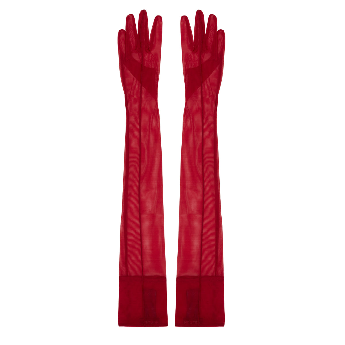 Red Re/edit Stretch Gloves | MUGLER