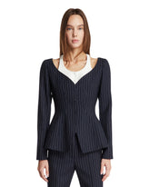 Blue Re/edit Les Salades Jacket | PDP | Antonia