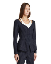 Blue Re/edit Les Salades Jacket | PDP | Antonia