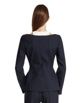 Blue Re/edit Les Salades Jacket | PDP | Antonia