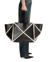 Black Origami Tote Bag | PDP | Antonia