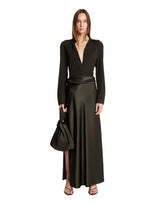 Green Two-Piece Effect Dress | PDP | Antonia