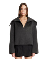 Gray Sailor Collar Jacket | PDP | Antonia