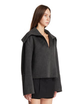 Gray Sailor Collar Jacket | PDP | Antonia