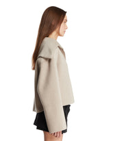 Beige Sailor Collar Jacket | PDP | Antonia