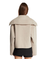 Beige Sailor Collar Jacket | PDP | Antonia