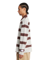 Napapijri X Martine Rose Striped Cotton Polo | PDP | Antonia