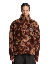 Brown Floral Fleece Sweatshirt | PDP | Antonia