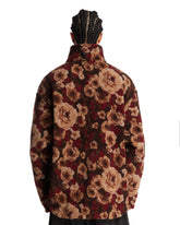 Brown Floral Fleece Sweatshirt | PDP | Antonia