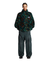 Napapijri X Martine Rose Green Floral Fleece Sweatshirt | PDP | Antonia