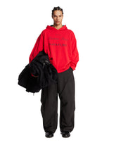 Napapijri X Martine Rose Red Reversible Logo Hoodie | PDP | Antonia