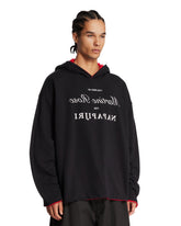 Napapijri X Martine Rose Red Reversible Logo Hoodie | PDP | Antonia