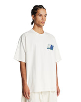 Napapijri X Martine Rose White Cotton T-Shirt with Logo | PDP | Antonia