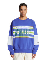 Napapijri X Martine Rose Blue Cotton Athletic Sweatshirt | PDP | Antonia