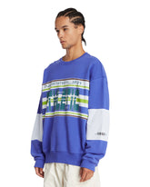 Napapijri X Martine Rose Blue Cotton Athletic Sweatshirt | PDP | Antonia