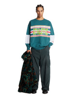 Napapijri X Martine Rose Green Cotton Athletic Sweatshirt | PDP | Antonia