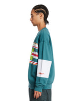 Napapijri X Martine Rose Green Cotton Athletic Sweatshirt | PDP | Antonia