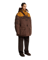 Napapijri X Martine Rose Brown Oversized Anorak Jacket | PDP | Antonia