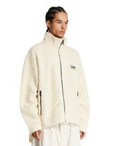 Napapijri X Martine Rose White Wool-Blend Fleece Sweatshirt | PDP | Antonia