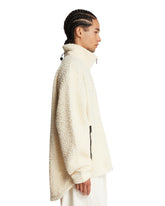 Napapijri X Martine Rose White Wool-Blend Fleece Sweatshirt | PDP | Antonia