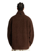 Napapijri X Martine Rose Brown Wool-Blend Fleece Sweatshirt | PDP | Antonia