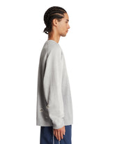 Gray Cotton Logo Sweatshirt | PDP | Antonia