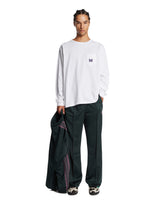 White Long-Sleeve Logo T-Shirt | PDP | Antonia