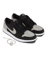 Swarovski x Air Jordan 1 Low Stealth Sneakers | PDP | Antonia