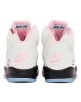 White Jordan 5 Retro Sneakers | PDP | Antonia