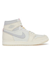 Beige and Blue Air Jordan 1 Retro High OG Sneakers | PDP | Antonia