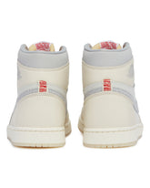 Beige and Blue Air Jordan 1 Retro High OG Sneakers | PDP | Antonia