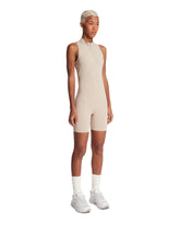 Zendaya x ON Beige Cut-Out Playsuit | PDP | Antonia