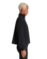 Zendaya x ON Black Zip-Up Slim Jacket | PDP | Antonia