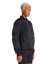 Zendaya x ON Black Ruched Bomber | PDP | Antonia