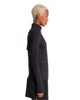 Zendaya x ON Black Cut-Out Jacket | PDP | Antonia