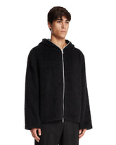 Black Wool Hoodie | PDP | Antonia