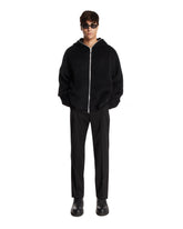 Black Wool Hoodie | PDP | Antonia