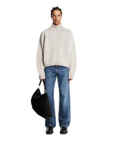 Gray Zip Cardigan | PDP | Antonia