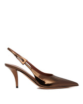 Slingback Jessica In Pelle Color Bronzo | PDP | Antonia