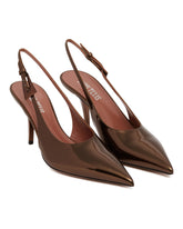 Slingback Jessica In Pelle Color Bronzo | PDP | Antonia